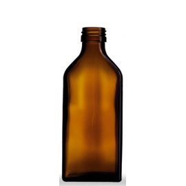Butelka płaska 200 ml fi 28 (10 szt.)