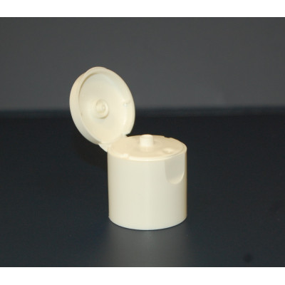 Nakrętka biała, plastikowa, zamykana fi 28