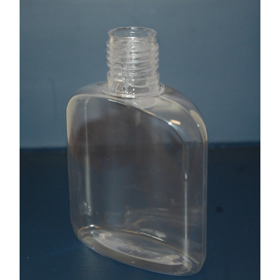 Butelka PET bezbarwna 150 ml_fi 28 z białą nakrętką