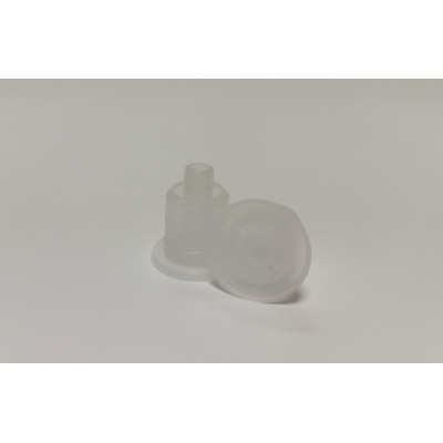 Nakrętka czarna z pierścieniem gwarancyjnym i kroplomierzem fi 18 (10 szt.)