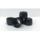 Nakrętka czarna fi 28 z pierścieniem gwarancyjnym wkładka Aluminiowa (10 szt.)