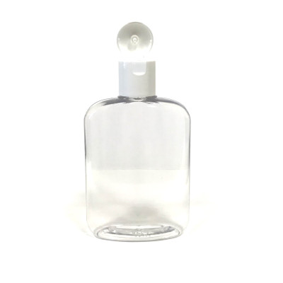 Butelka PET bezbarwna 200 ml fi 28 z białą nakrętką